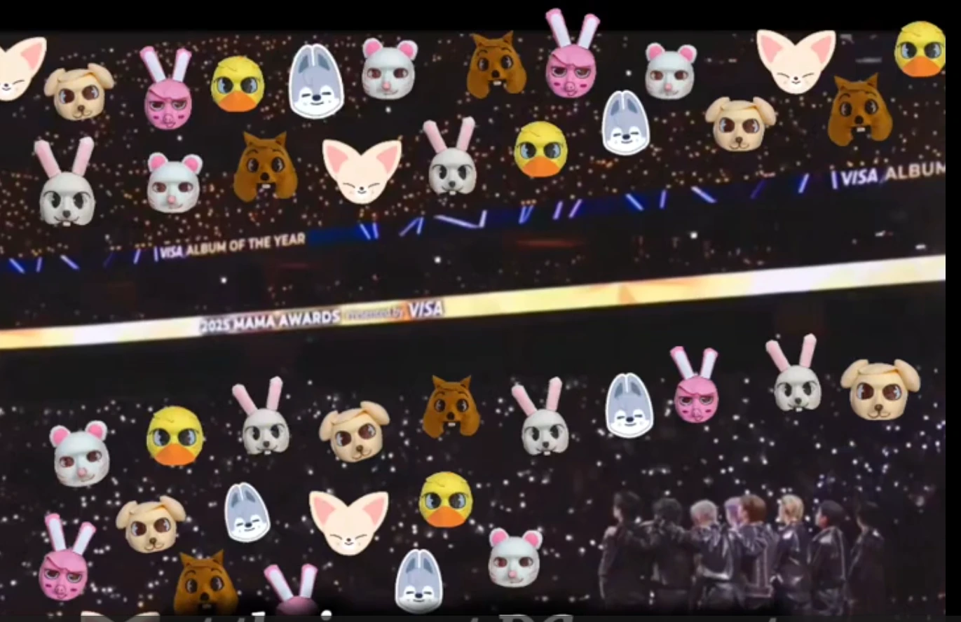 Concept image of a concert arena filled with handmade SKZoo masks